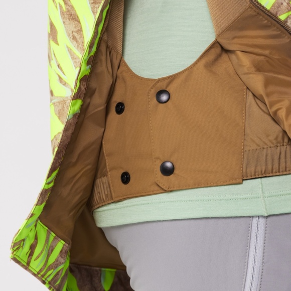 NWT The North Face Tanager Anorak Prairie Paintbrush Ski Hooded Jacket Zip Neck - Picture 7 of 10